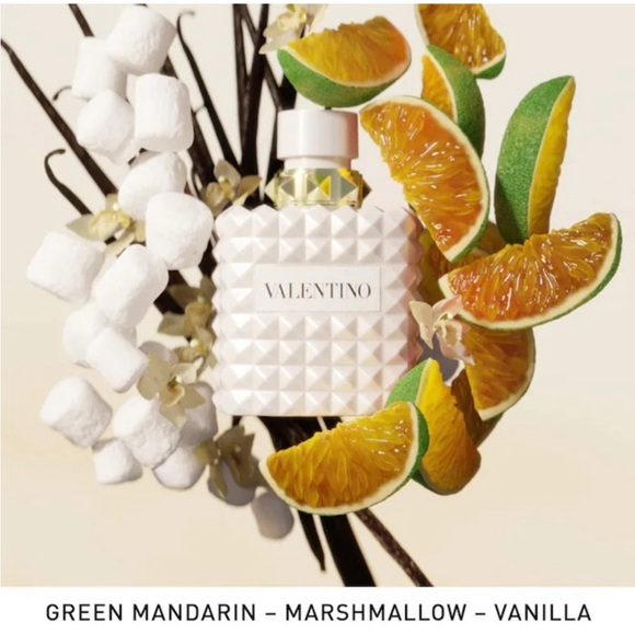 Valentino Cream Textured Ivory Bottle with Gold Accents - Picture 2 of 2